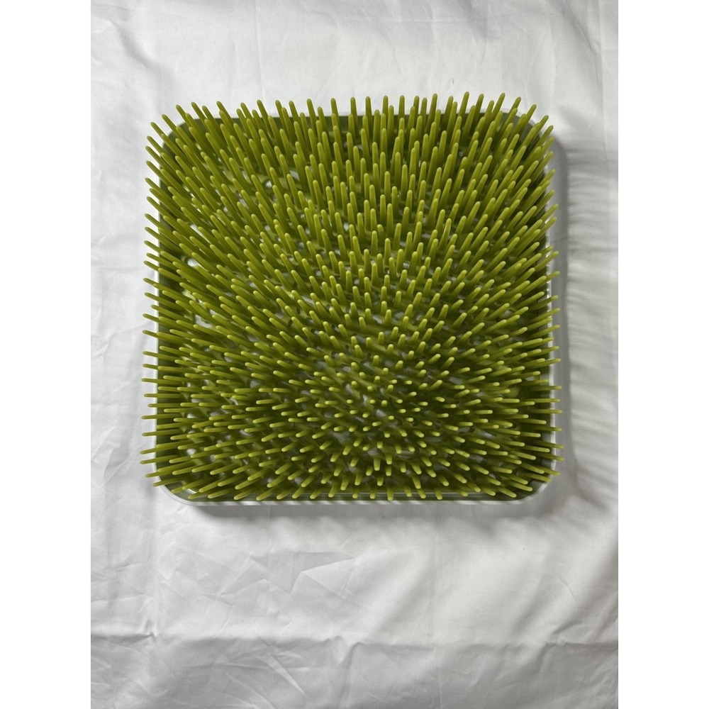 Boon Lawn B377 Baby Bottle Drying Rack, Green Grass Mat w/ White Tray